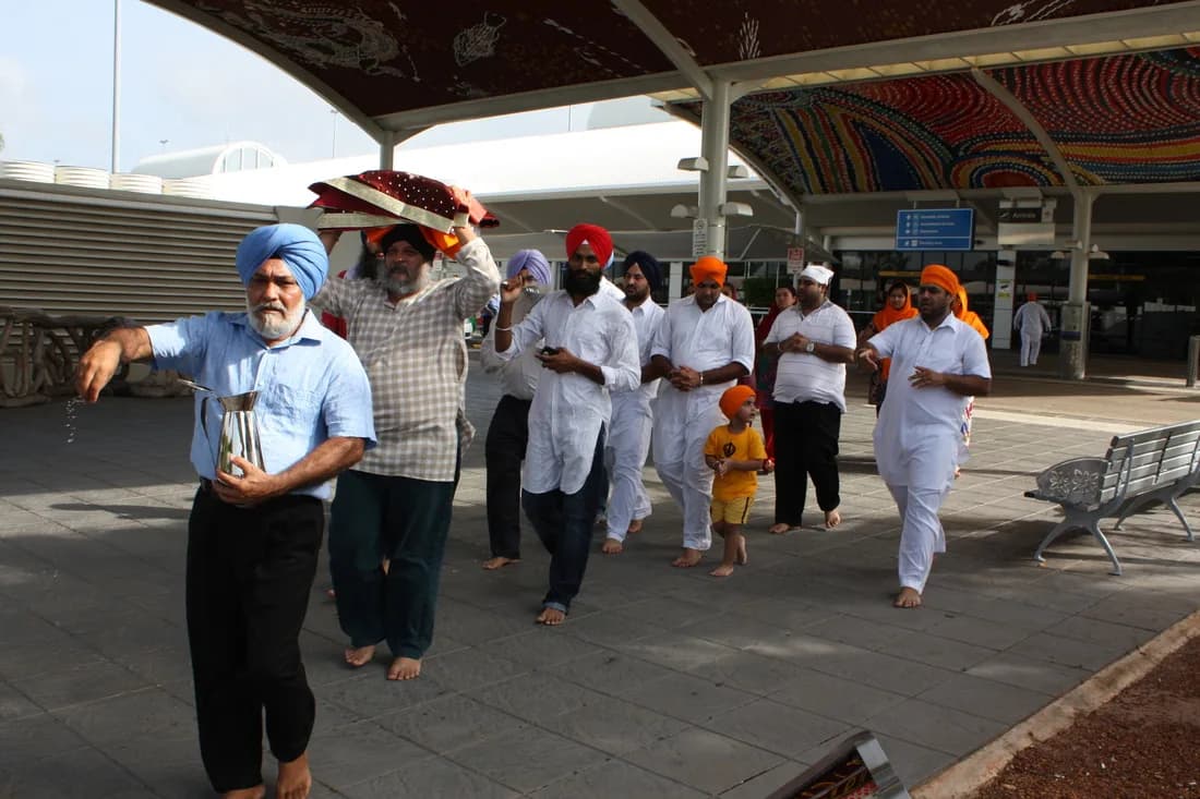 SGGS Ji Arrival — Gurdwara Sahib Darwin
