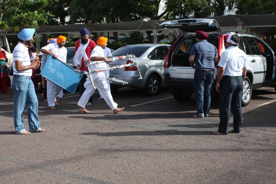SGGS Ji Arrival — Gurdwara Sahib Darwin