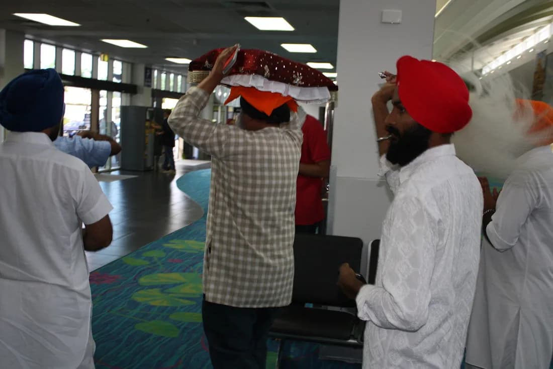 SGGS Ji Arrival — Gurdwara Sahib Darwin
