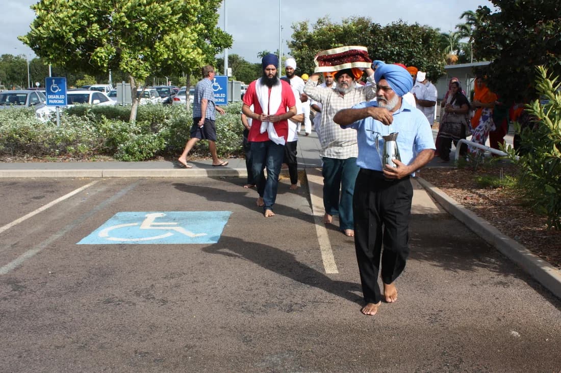 SGGS Ji Arrival — Gurdwara Sahib Darwin
